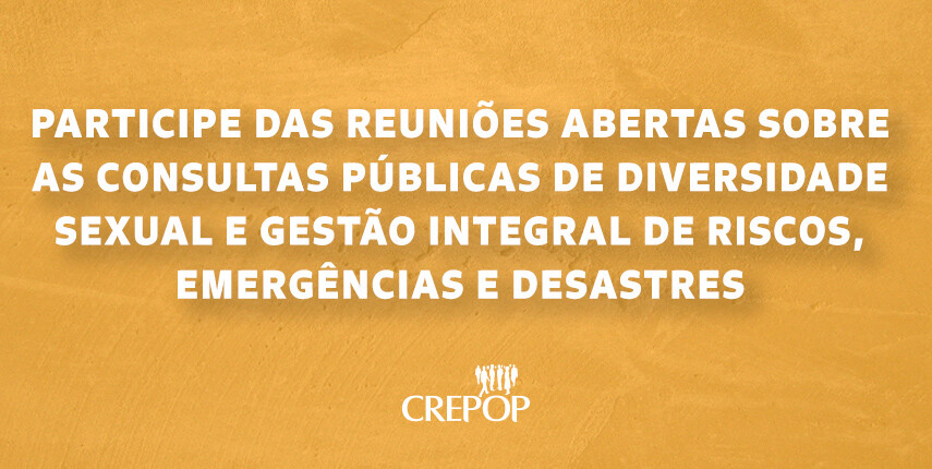 participe-das-reunioes-abertas-sobre-as-consultas-publicas-sobre-diversidade-sexual-e-gestao-integral-de-riscos-emergencias-e-desastres