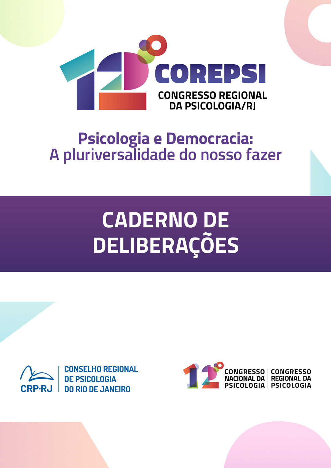Caderno de Deliberações do 12 Corepsi